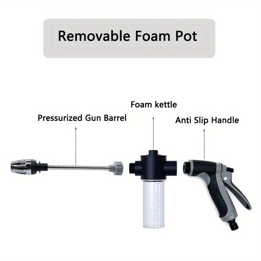 High-Pressure Car Washing Gun, Never Waste Time Lathering Again