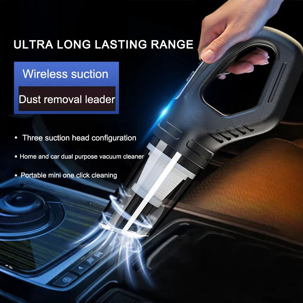 Portable Car Vacuum – Powerful Cordless Cleaning On the Go